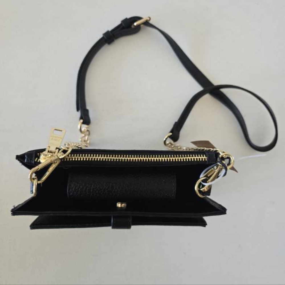 NEW Steve Madden Black Crossbody leather bag - Picture 4 of 8